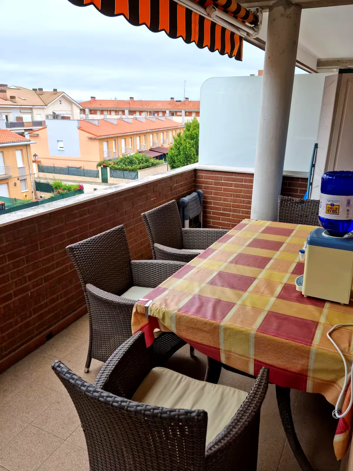 Terraza exterior del apartamento con vistas
